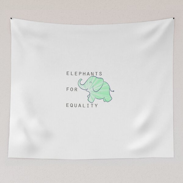 Item preview, Elephants for Equality Green designed and sold by megandjack.