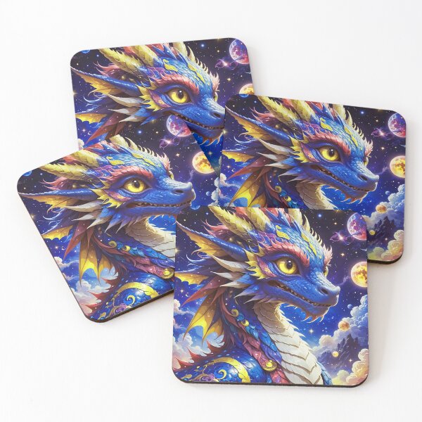 Item preview, Cute Magical Anime Kawaii Galaxy Dragon designed and sold by TheArtOfPat.