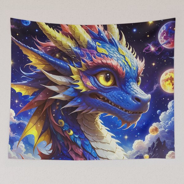 Item preview, Cute Magical Anime Kawaii Galaxy Dragon designed and sold by TheArtOfPat.