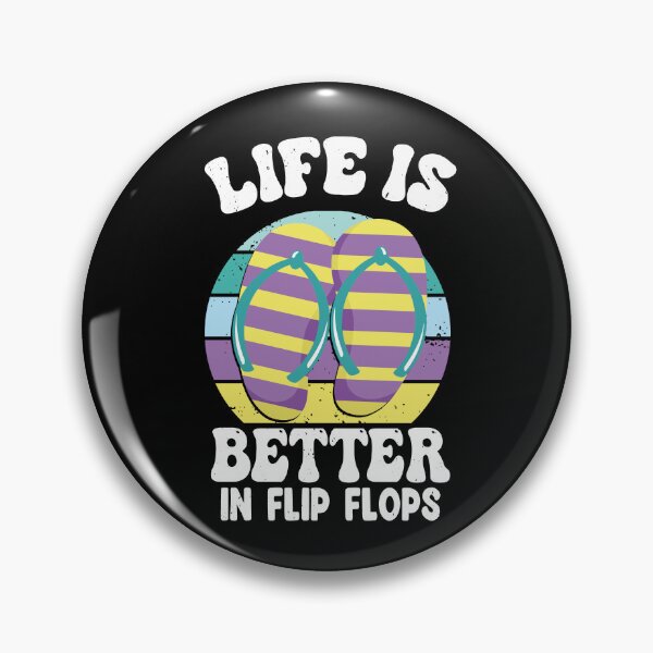 Item preview, Funny Life is better in Flip Flops - Beach Gift designed and sold by najma12.