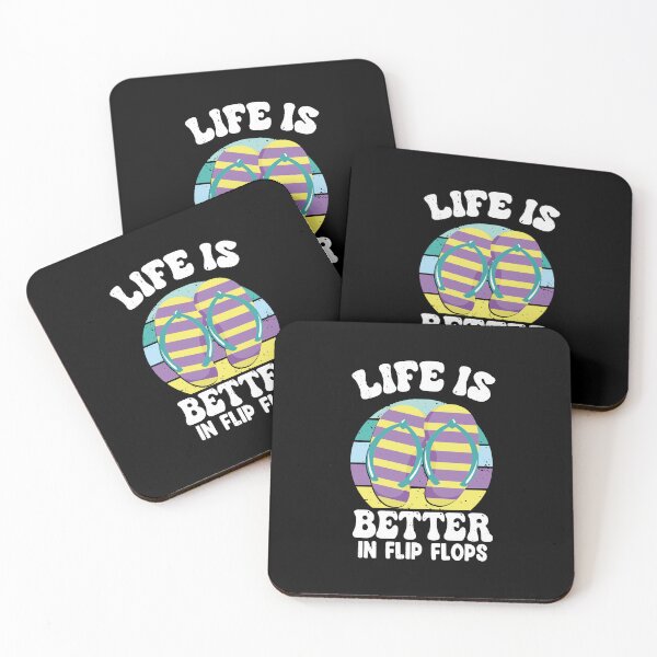 Item preview, Funny Life is better in Flip Flops - Beach Gift designed and sold by najma12.