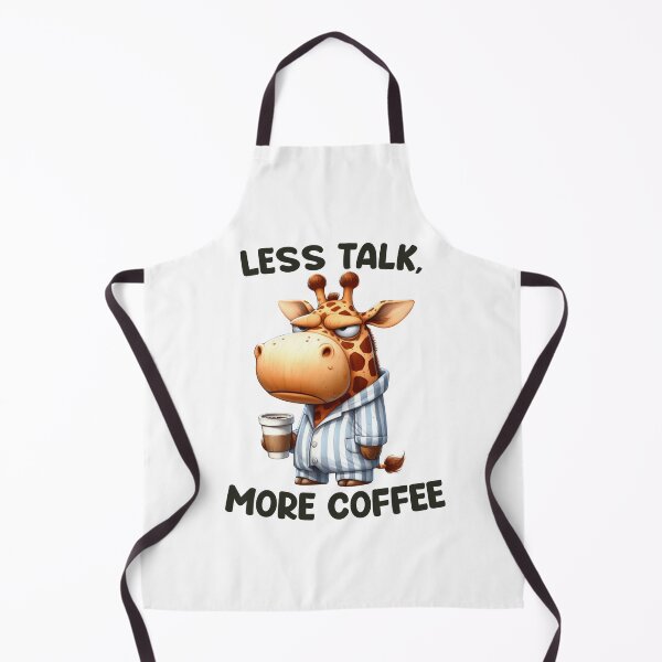 Item preview, Less Talk, More Coffee. Giraffe designed and sold by BanShopDG.