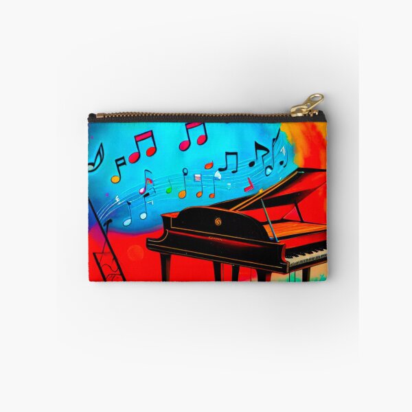 Item preview, Musical Chromatics: Piano and Colorful Notes Design designed and sold by GrizzlyCollective.