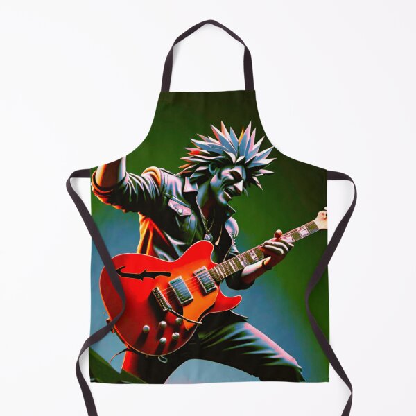 Item preview, Rock ‘n’ Roll Reverie: Rocker with Guitar designed and sold by GrizzlyCollective.
