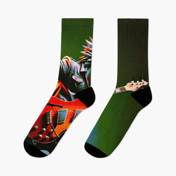Item preview, Rock ‘n’ Roll Reverie: Rocker with Guitar designed and sold by GrizzlyCollective.