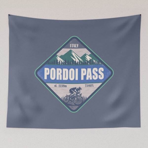 Artikelvorschau, Pordoi Pass Italien Radfahren Berg Design entworfen und verkauft von CynthiaGraphics.