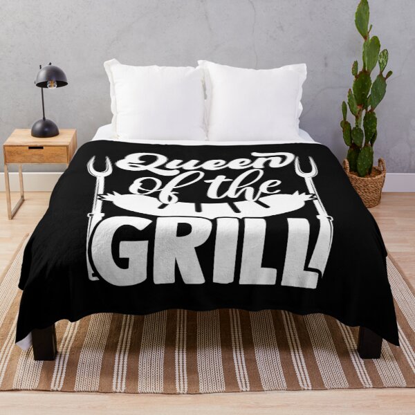Item preview, Queen Of The Grill Smoked Funny BBQ Barbeque Grilled Meat Gift designed and sold by najma12.