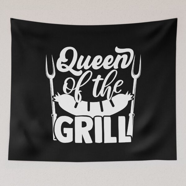 Item preview, Queen Of The Grill Smoked Funny BBQ Barbeque Grilled Meat Gift designed and sold by najma12.