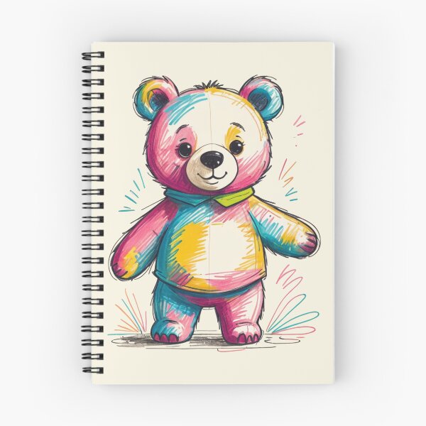 Item preview, Dibujar lindo oso colorido designed and sold by Moreas.