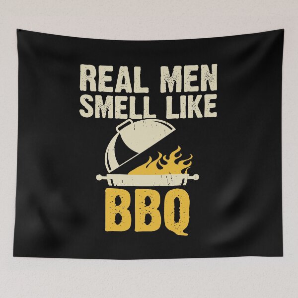Item preview, Real Men Smell Like Barbecue - BBQ Smoker Gift  Barbecue Grill designed and sold by najma12.