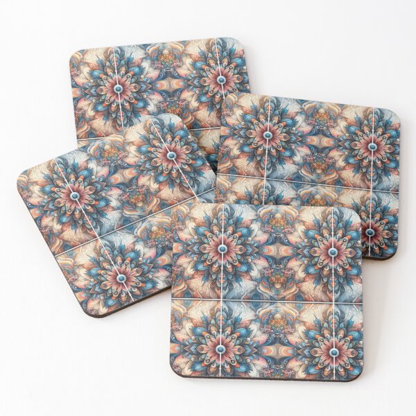 Item preview, Symmetrical Floral Mandala Artwork designed and sold by VivoVita.