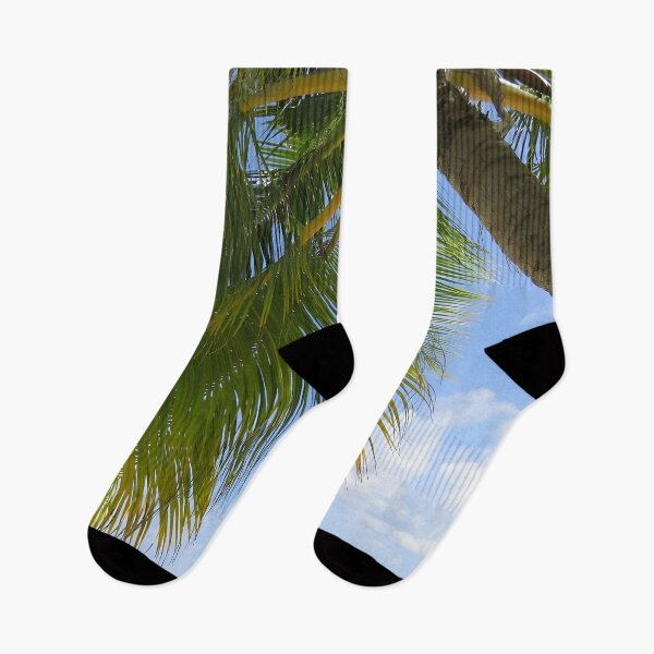 Item preview, tropical beach, palm tree, ocean view, coastal decor, seaside print, beach house, nature wall art, relaxing art, beach vibes, summer decor, exotic beach, seaside escape, scenic view designed and sold by RetroCharlies.