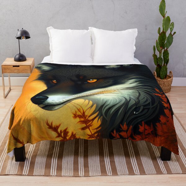 Item preview, Shadowed Beauty: Black Fox in the Forest designed and sold by GrizzlyCollective.