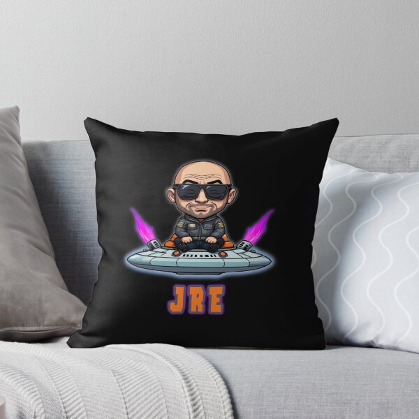 Artikelvorschau, Joe Rogan UFO-Cartoon, JRE, Fan-Art-Logo entworfen und verkauft von Burn-Ego.