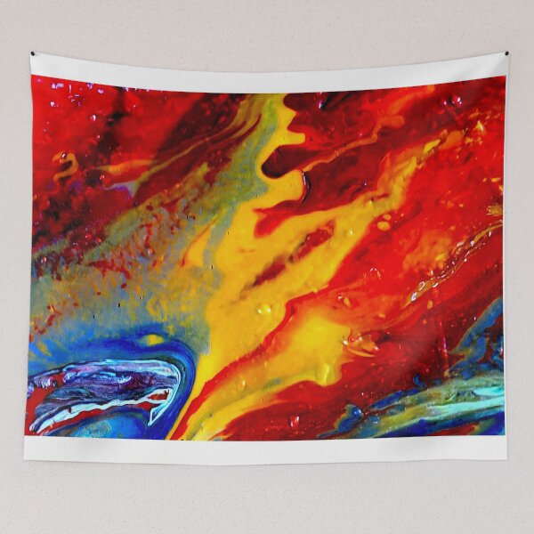 Item preview, Acrylic Pour - Inferno Dance designed and sold by Highlandkings.