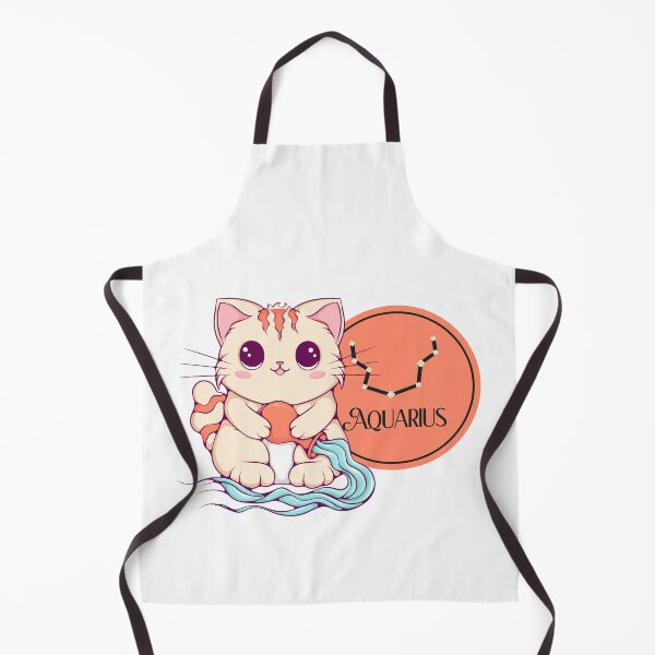 Item preview, Cat as Zodiac Sign - Aquarius designed and sold by Ink-Lust.