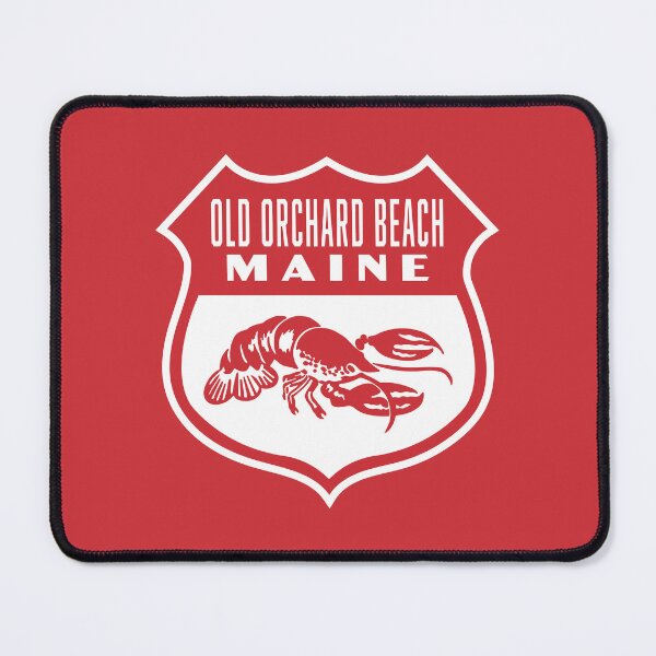 Item preview, Vintage Old Orchard Beach Maine Lobster Shield designed and sold by deadmansupplyco.