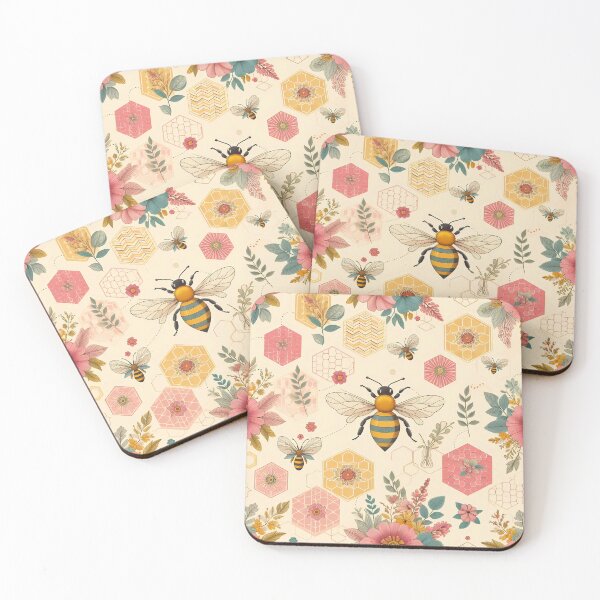 Item preview, Nature's Harmony: Bees and Blooms designed and sold by aminz4.