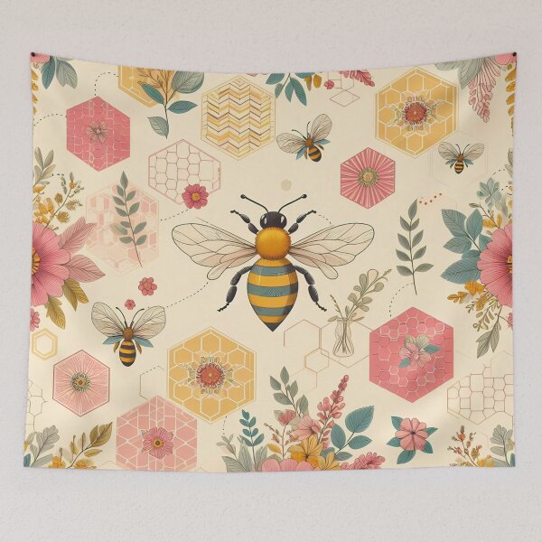 Item preview, Nature's Harmony: Bees and Blooms designed and sold by aminz4.