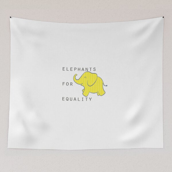 Item preview, Elephants for Equality Yellow designed and sold by megandjack.