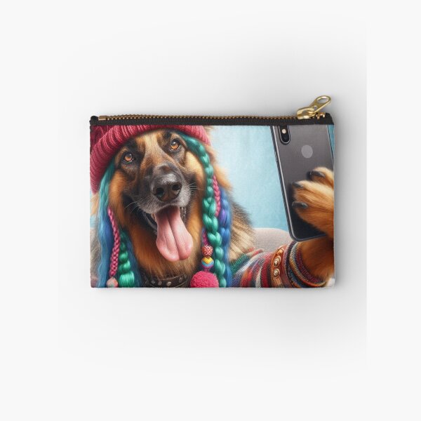 Item preview, German Shepherd Social Media Influencer taking a Selfie designed and sold by TheDogOnIt.