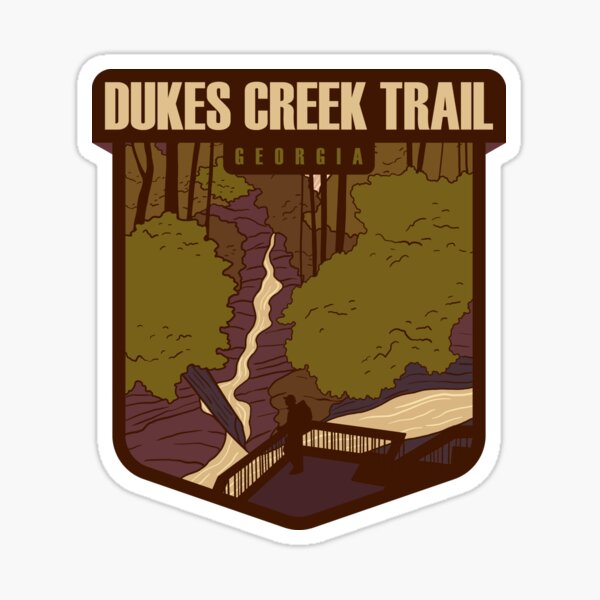 Item preview, Dukes Creek Trail  – Georgia hiker designed and sold by Moritz Schwäble.