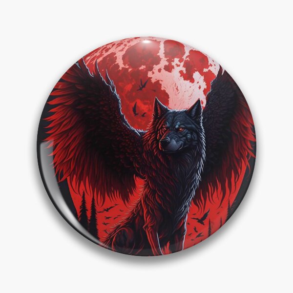 Item preview, Lunar Winged Wolf designed and sold by Jurand  Creations.