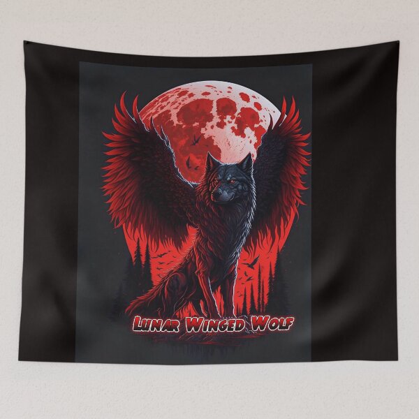 Item preview, Lunar Winged Wolf designed and sold by Jurand  Creations.