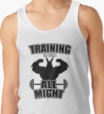 Training to be like All Might Men's Tank Top