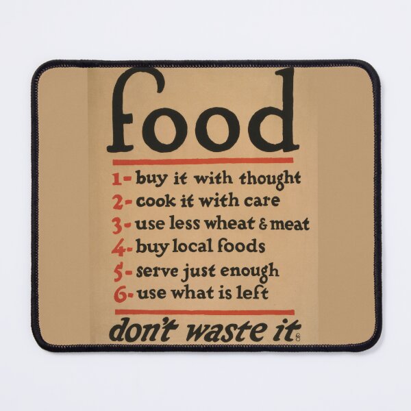 Item preview, Don't Waste Food War Ad designed and sold by DesignedForFun.
