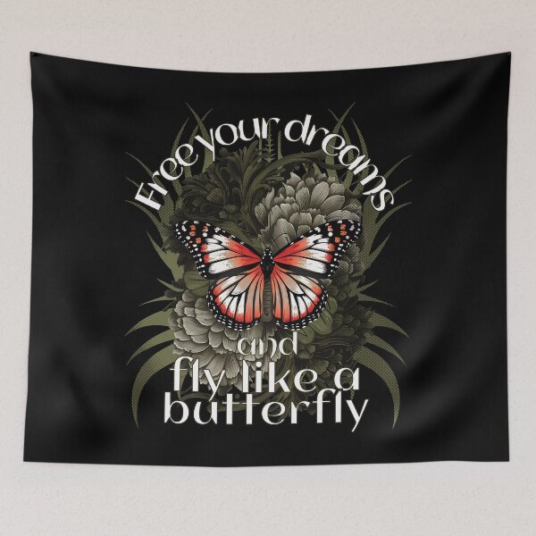 Item preview, BOTANICAL MONARCH BUTTERFLY FREE YOUR DREAMS designed and sold by justyna-s28.