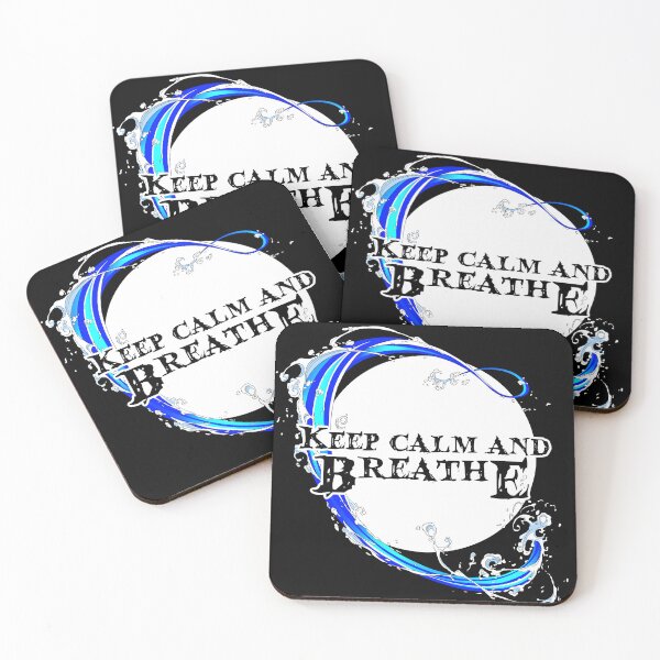 Item preview, Keep Calm and Breathe designed and sold by BirdPeppers.