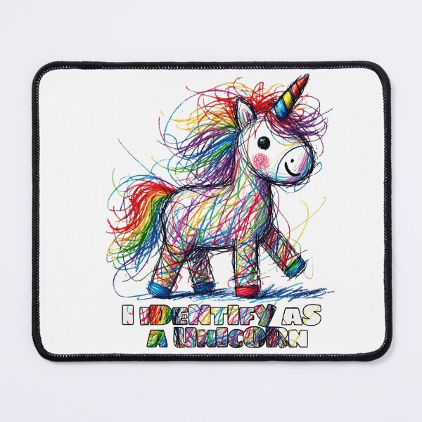 Item preview, I identify as a Unicorn designed and sold by HallojDesign.