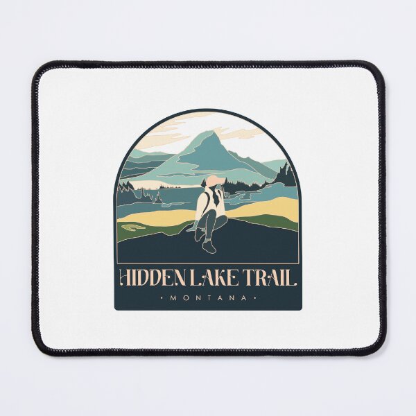 Item preview, Hidden Lake Trail – Montana hiker designed and sold by Moritz Schwäble.
