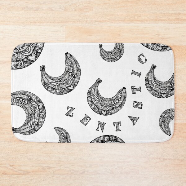Item preview, Artistic Zentangle Banana Pattern - banana zentangle style designed and sold by Funny-Banana.