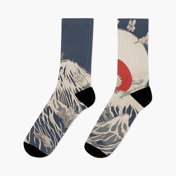 Item preview, Japanese Style Mountains designed and sold by GhostlyShadow.