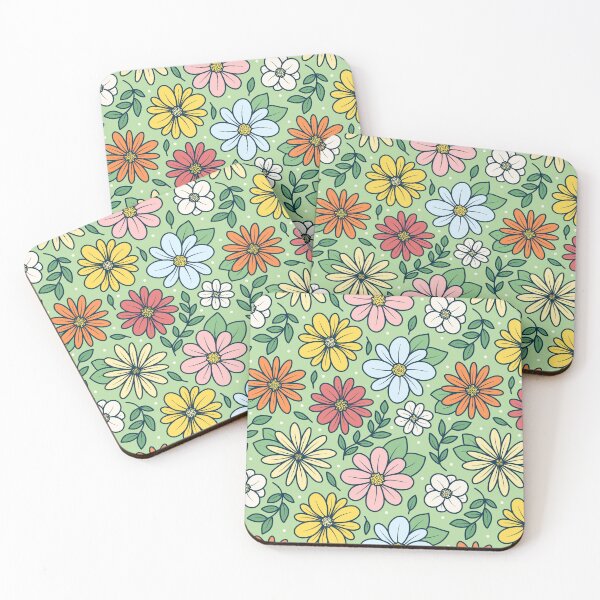 Item preview, Pale Green Graphic Flowers and Vines designed and sold by sustainablyjill.
