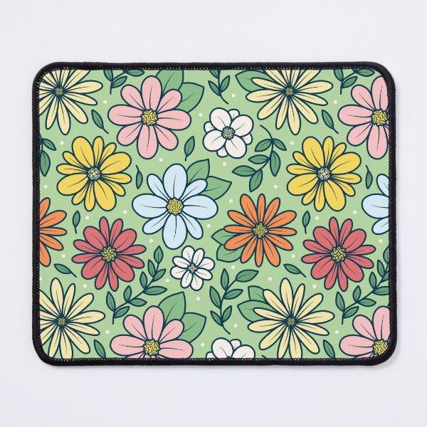 Item preview, Pale Green Graphic Flowers and Vines designed and sold by sustainablyjill.