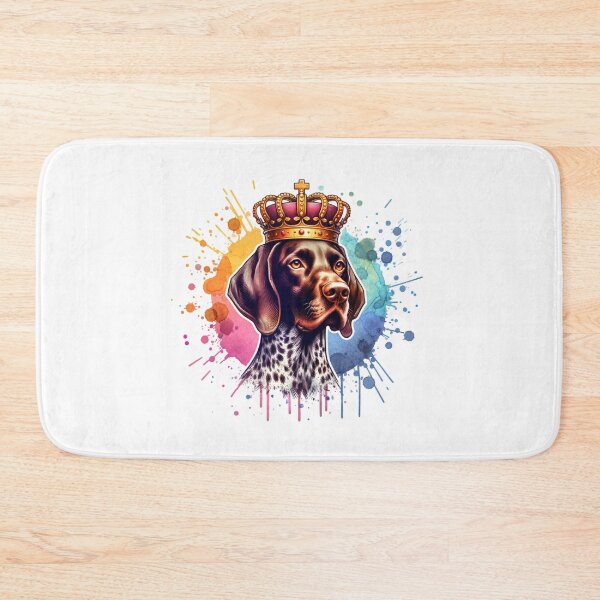 Item preview, German Shorthaired Pointer with a Crown designed and sold by MyCozyCorner24.