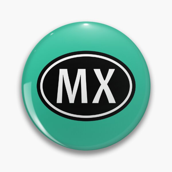 Item preview, MX Initials Monogram Oval White Letters designed and sold by Jeallan Designs.