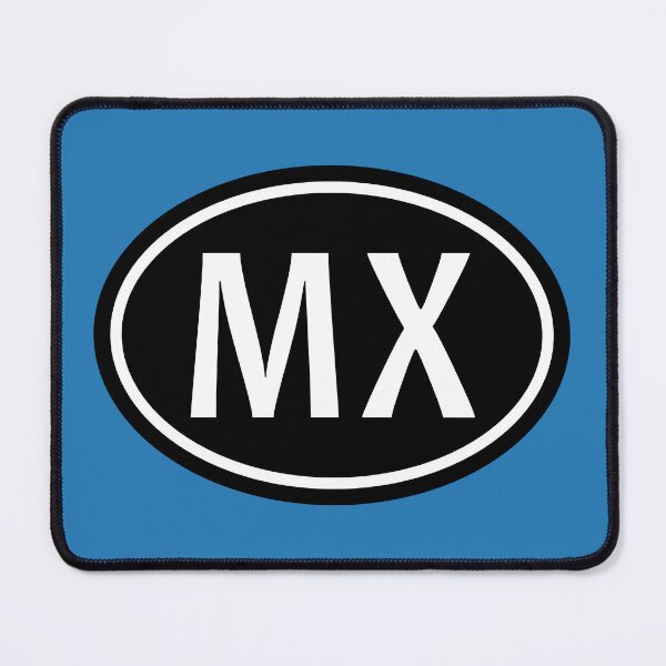 Item preview, MX Initials Monogram Oval White Letters designed and sold by Jeallan Designs.