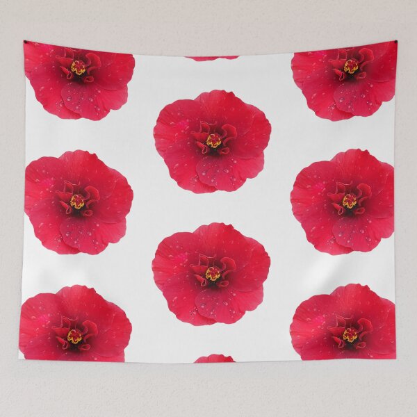 Item preview, Warm red hibiscus designed and sold by Kiraguapa.