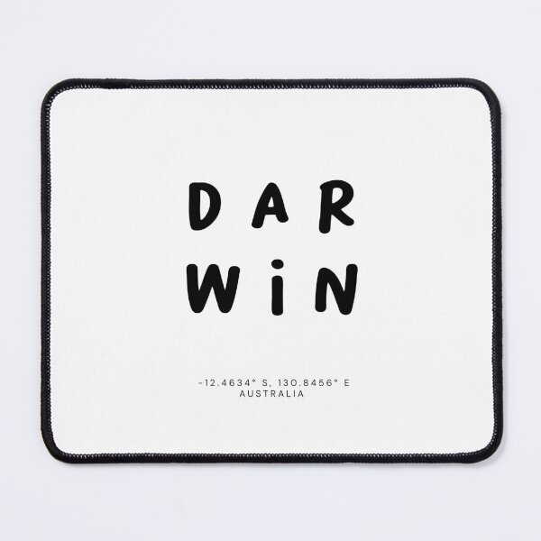 Item preview, Darwin | Typography Design | Design Map Coordinates designed and sold by RM-Journey.