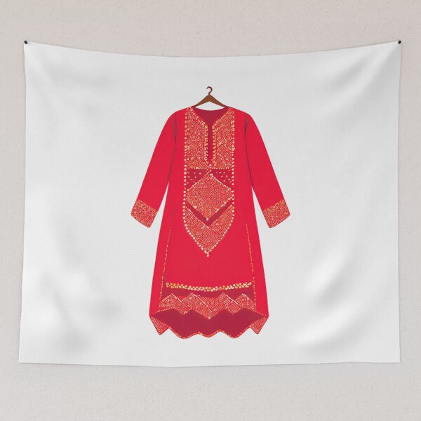 Item preview, Laal (Red) Kurta Kameez designed and sold by Amnaatiq.
