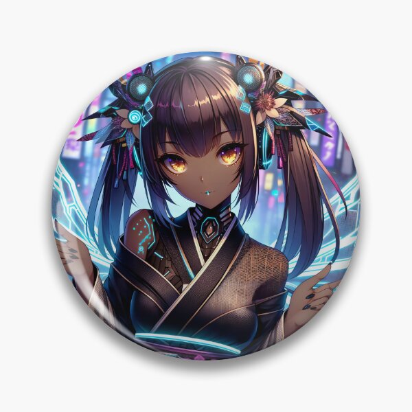 Item preview, Cyber Twintails Unleashed designed and sold by The Journey Ain't Mid.
