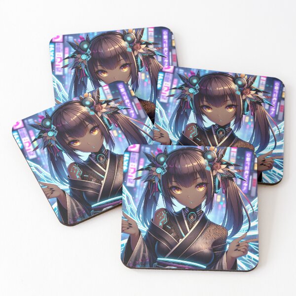 Item preview, Cyber Twintails Unleashed designed and sold by The Journey Ain't Mid.