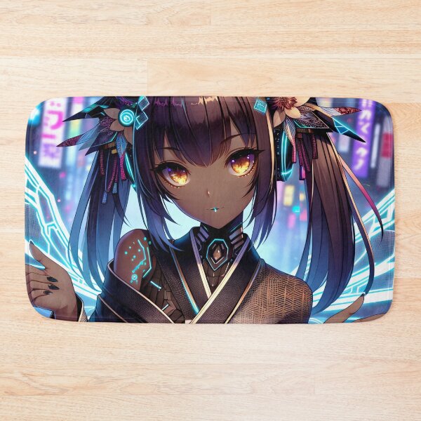 Item preview, Cyber Twintails Unleashed designed and sold by The Journey Ain't Mid.