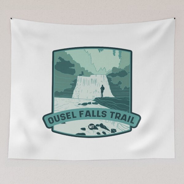 Item preview, Ousel Falls Trail – Montana hiker designed and sold by Moritz Schwäble.