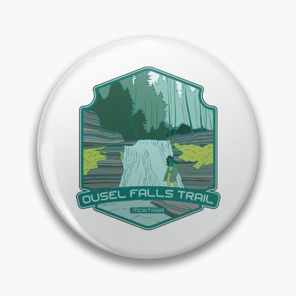 Item preview, Ousel Falls Trail – Montana hiker designed and sold by Moritz Schwäble.