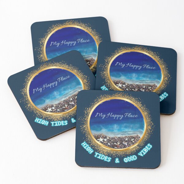 Item preview, My Happy Place- High Tides & Good Vibes designed and sold by BridgetBresser.